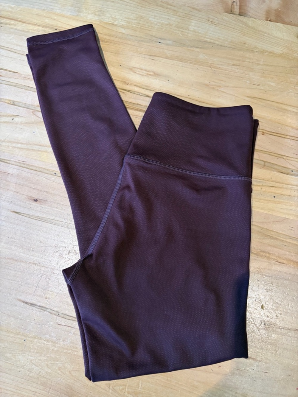 ZYIA Light n Tight deep plum leggings - sz 2